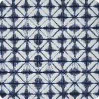 Midori Indigo optional cushion fabric swatch
