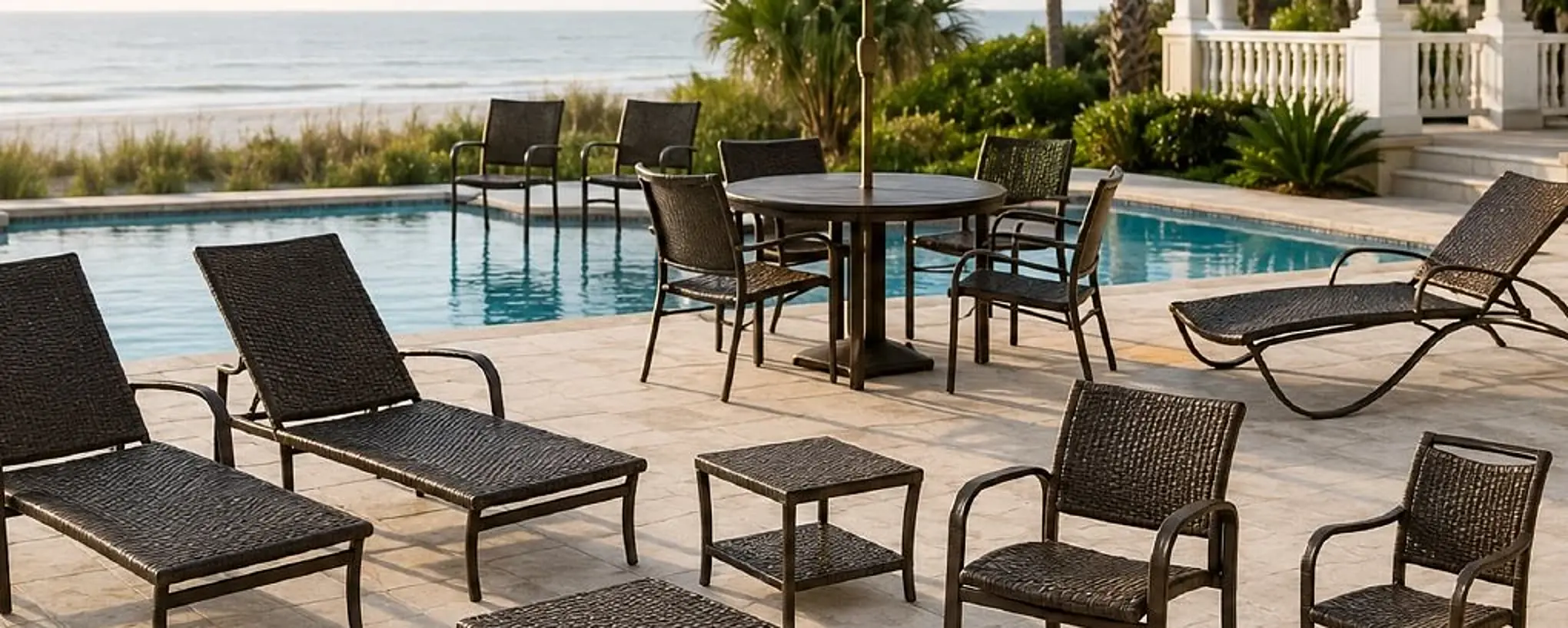 Trama side chair showing its complete woven seat and back