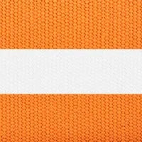Orange & White Stripe umbrella fabric swatch
